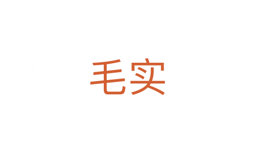 毛实