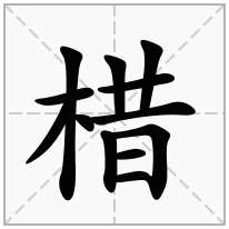 木字旁加一个昔念什么字棤怎么读